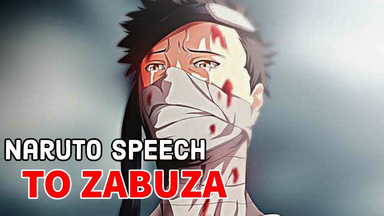 Naruto Speech To Zabuza Your Words Cut Deeper Than Any Blade