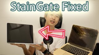 终于解决了Macbook涂层脱落的问题了！！Fix Macbook Pro StainGate with Methylated Spirit!! \