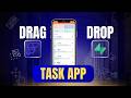 Build a Drag & Drop Task App in FlutterFlow + Supabase (Step-by-Step Tutorial)