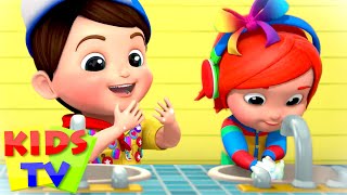 Wash Your Hands Song | Healthy Habits for Kids | Junior Squad | Nursery Rhymes & Songs | Kids Tv