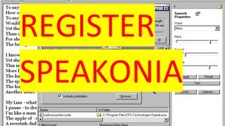 How to Register speakonia