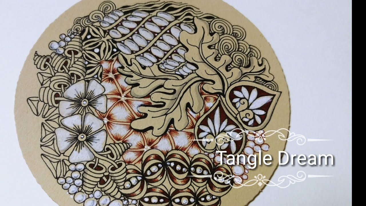 Daily Tangle Pattern Challenge Youtube