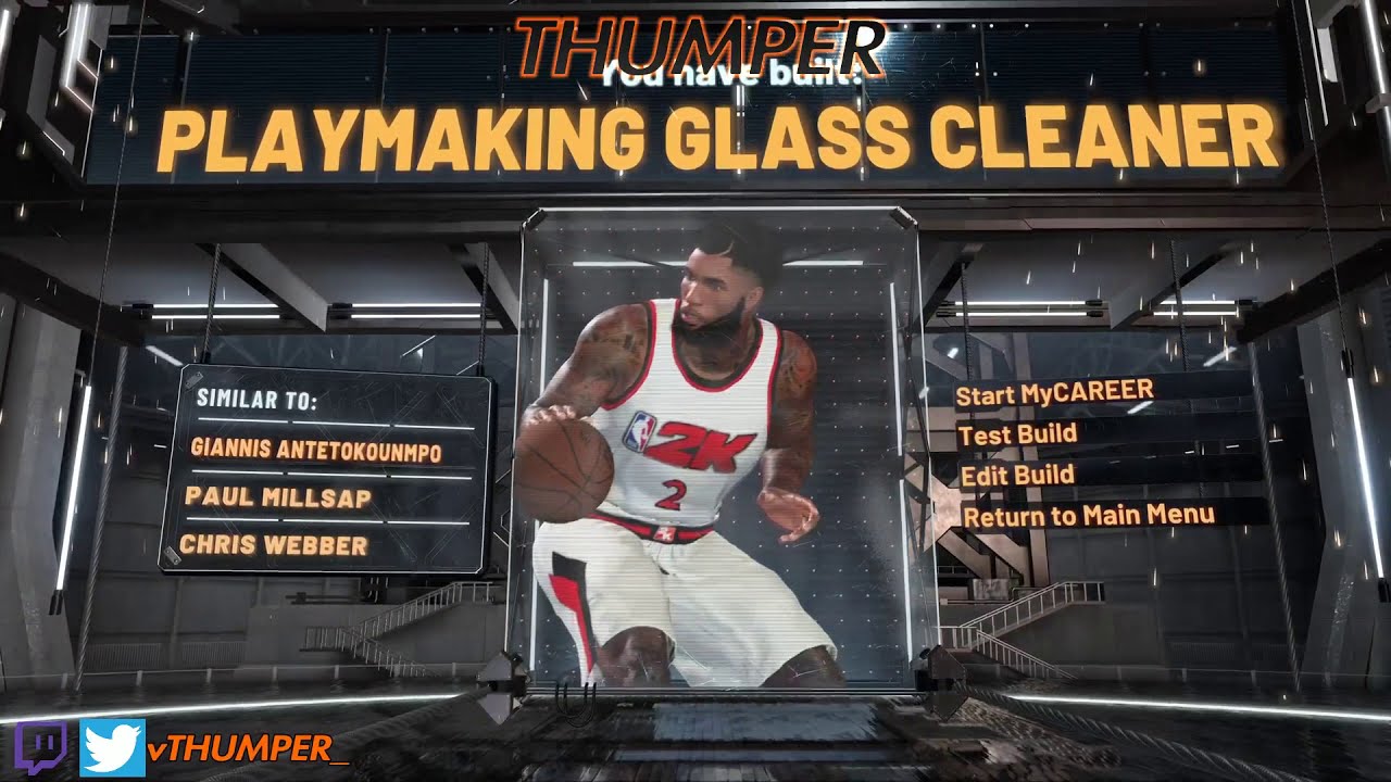 THE BEST PLAYMAKING GLASS CLEANER BUILD IN NBA 2K20. THE BEST ...