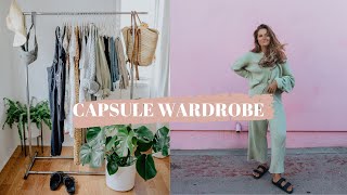 How To Build Your Minimalist Capsule Wardrobe | 10 ITEM CAPSULE WARDROBE TOUR + TRY ON