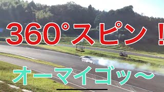 鈴鹿ツイン　振り出しの練習　ドリフト　360度スピン　21.10.9