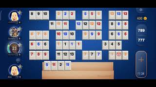 A nice win at Rummikub online 🏆