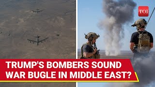 Iran Vs US War: American B-52 Bombers Air-drop Munitions Across Middle East | Watch