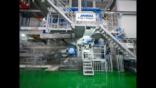 PM3 Tissue Machine - Xuan Mai ~ Andritz - First Roll