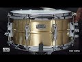 yamaha 13x6.5 recording custom brass snare drum rrs1365