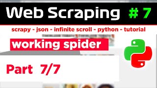 Web Scraping Tutorial #7 | Complete Scrapy Project with Infinite Scroll | How To Scrape "Load More"