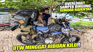 OTW MINGGAT RIBUAN KILO !! KEBANYAKAN BAWA BARANG !! (Solo Riding #1)