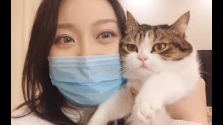 【汪月】猫咪同款美瞳试戴～为什么你的表情心如死灰？？