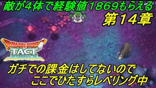 ドラゴンクエストタクト #２１ 第１４章 この先きついので、経験値１８６９もらえる敵が４体の場所でレベリング中 kazuboのゲーム実況