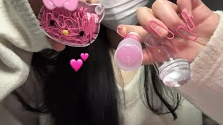 화면에 직접해주는 카메라 터칭 ASMR 💗
