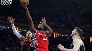 Philadelphia 76ers vs New York Knicks -  Game 2 Highlights | April 22, 2024 | 20