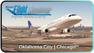 MSFS 2020 | FSS E-JETS! | Oklahoma City (KOKC) - Chicago (KORD) Full Flight | SKW OPS | E175