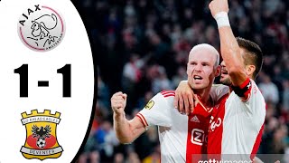 Ajax vs Go Ahead Eagles 1-1 All Goals & Highlights 01/10/2022 HD