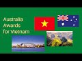 Australia Awards Vietnam scholarships 2022