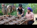 Catching fish in pond, How to prepare smoked fish, sell for high price.