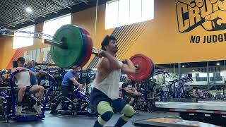 225lbs/102kg Power Clean and Jerk @151lbs BW