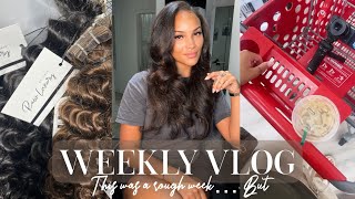WEEKLY VLOG! THIS WAS A ROUGH WEEK FOR ME... + NEW HAIR + RANDOMNESS | ALLYIAHSF