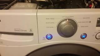 How change water level in LG washer