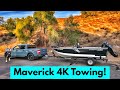 Towing My Boat With the Ford Maverick-4K Tow, FX4 review