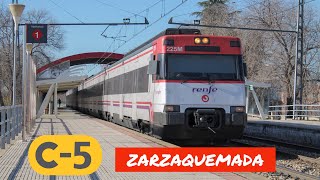 Circulaciones por Zarzaquemada: Línea C-5 de Cercanías Madrid (Serie 446)