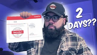 How I Passed CompTIA Security+ in 2 Days (The Truth)