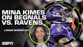 Lamar Jackson SHOWED why he's the MVP favorite! - Mina Kimes reacts to Bengals-Ravens | NFL Live