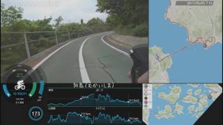 初めての しまなみ海道 サイクリング 03　向島～因島大橋～因島 ／ロードバイク 2017.05.05