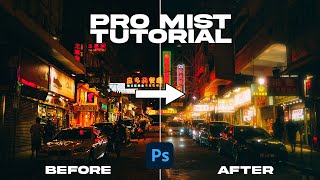 Pro Mist Look in Photoshop! -  EASY 30 second edit tutorial - Make your photos look cinematic!