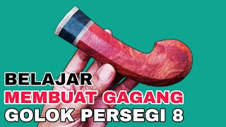 KEREN DAN CANTIK ❗ MEMBUAT GAGANG GOLOK BENTUK BELIMBING @BANG SYAM 22