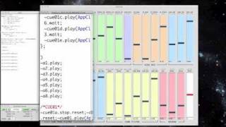 Using Routines to Control Sound and GUI Objects in SuperCollider