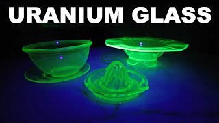 Radioactive glassware of the early 20th century