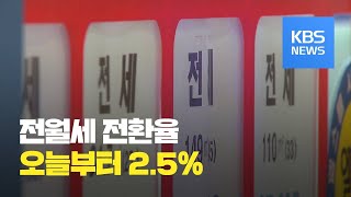 [ET] 전월세 전환율 낮췄지만…가을 이사철, 전세난 가중? / KBS뉴스(News)