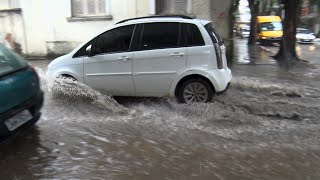 Temporal alaga ruas de Nova Friburgo || portalmultiplix.com