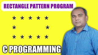 Rectangle Pattern Programs using * in C Programming in Hindi