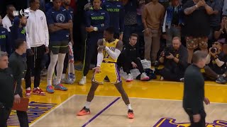 Dennis Schröder hits a clutch 3 in the final seconds and stares down the Timberwolves bench