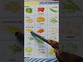 learn vegetables names kids learning kidssong kindergarten