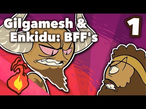 What was the relationship between Gilgamesh and Enkidu?