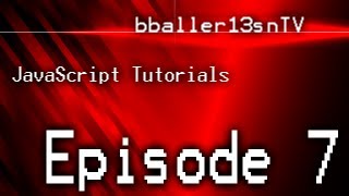JavaScript Tutorials: Episode 7: Push and Pop