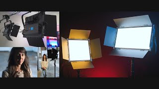 Powerful and Affordable 1x1 and 1x2 LED Light Panels - Fotodiox P-Series Lights