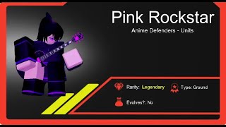 1 Ngày cùng Pink Rockstar sức mạnh vô hình qua buff đi raid một mình Anime Defender