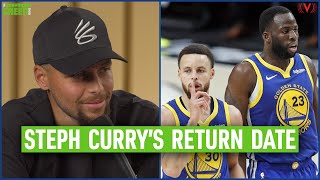 Steph Curry updates his status for Game 1 of Warriors-Nuggets series | The Draymond Green Show