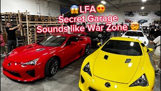 LFA Supercar Lineup Roars to Life: Insane V10 Revs You Won't Believe!\