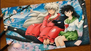 Drawing Inuyasha and Kagome