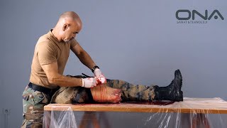 Taktik Muharebe Yaralı Bakımı Eğitim Simülatörü (Tactical Combat casualty care training simulator)