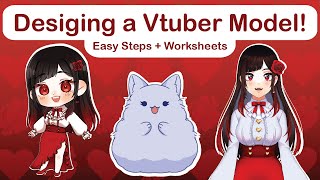 How to Design a Vtuber Model From Scratch! Easy Steps!