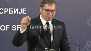 VUČIĆ ODUSTAO OD POSETE CRNOJ GORI